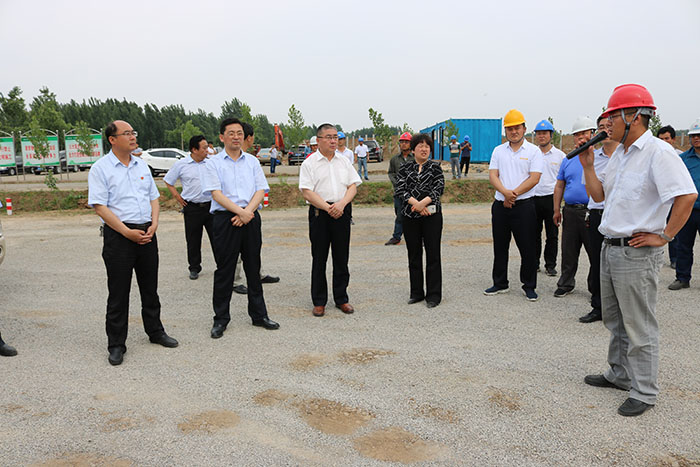 新泰市常务副市长桑民视察光伏基地项目